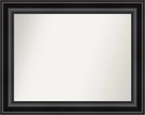 Miniatura 178 de Amanti Art Espejo personalizado, espejo de baño negro puente, espejo de pared o espejo de tocador de baño sobre el fregadero (26 x 26 pulgadas)