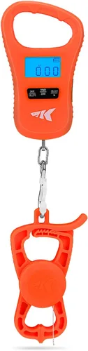 Miniatura 10 de KastKing ToughTide - Báscula de pesca con carga USB, capacidad de 65 libras, báscula digital ultrafina, pantalla LCD, mango ergonómico, básculas