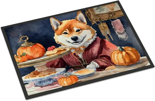 Miniatura 83 de Caroline's Treasures DAC1720MAT Affenpinscher - Tapete de otoño para cocina, con calabazas, 18 x 27 pulgadas, tapete para puerta delantera