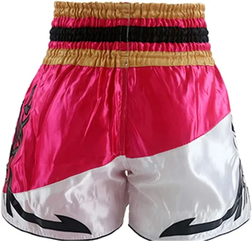 Miniatura 5 de NAMAZU Pantalones cortos Muay Thai para hombres y mujeres, pantalones cortos de kickboxing de alta calidad para gimnasio y boxeo.