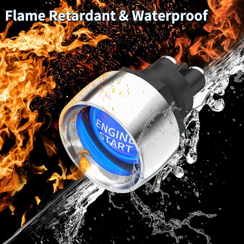 Miniatura 5 de RVBOATPAT Interruptor de arranque de botón pulsador de 12 V 50 A, interruptor de encendido de arranque momentáneo del motor, 12 voltios, 50