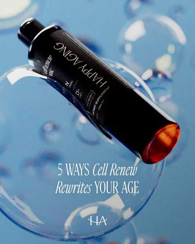 Miniatura 4 de Happy Aging Suplemento liposomal NMN para energía celular, producción de NAD+ y longevidad - Suplemento NAD premium para mujeres - Mejora la salud