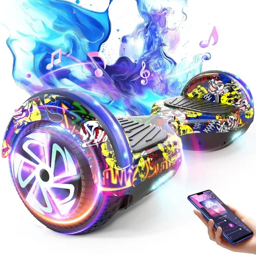 Miniatura 15 de SISIGAD Scooter, 6.5" Flash Wheels & Corlorful LED Lights, All for Girls Boys Kids Ages 6+ A-black