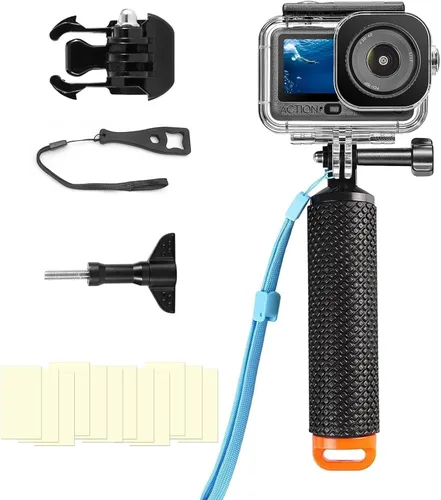 Miniatura 10 de BO&DQQ Carcasa Subacuática Impermeable Compatible con DJI Osmo Action 5 Pro/Action 4/Action 3, Funda de Cubierta de Buceo de 50 m/164 pies con Kit