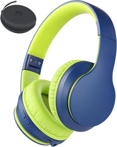 Miniatura 8 de rockpapa E7 Auriculares Inalámbricos Bluetooth Sobre la Oreja con Micrófono, Auriculares Plegables con Cable/Inalámbricos con Micrófono para Niños