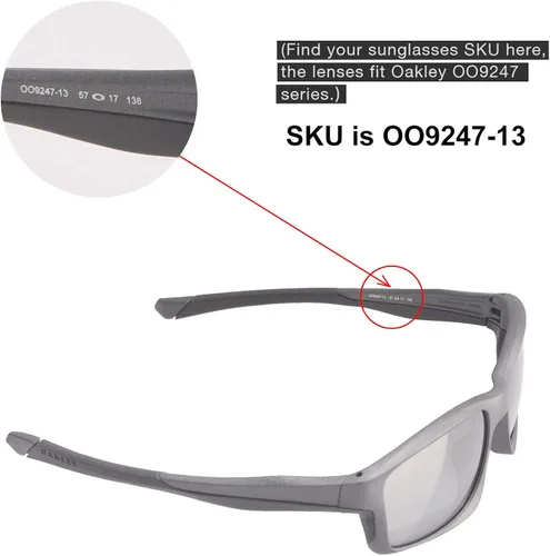 Miniatura 6 de Walleva Lentes de repuesto para gafas de sol Oakley Chainlink Varias opciones disponibles