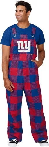 Miniatura 23 de FOCO NFL mens Nfl Team Logo Plaid Bib Overalls