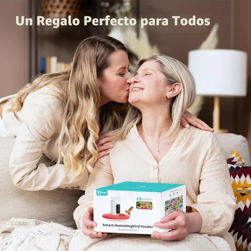 Miniatura 8 de Birdfy Alimentador de Colibríes con Cámara, Grabación Automática de Video de Aves, Notificación Instantánea, Vista en Vivo, Comederos Inteligentes