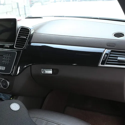 Miniatura 3 de YIWANG Cubierta de panel de decoración de consola central, 3 piezas para Mercedes Benz GLS GLE GL ML 2013-2019 Accesorios para automóvil con volante