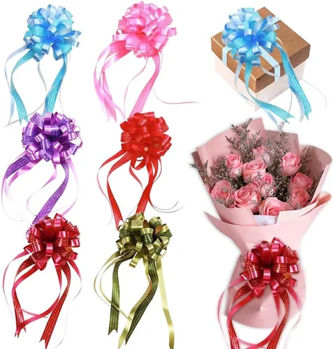 Miniatura 7 de Estivaux 20 lazos de cumpleaños para envolver regalos, coloridos lazos de regalo para boda, surtido de lazos de regalo, decoración de regalos