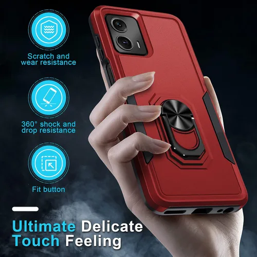 Miniatura 6 de Janmitta - Funda compatible con Moto G 5G 2023 con protector de pantalla, cubierta protectora de cuerpo completo resistente a prueba de golpes