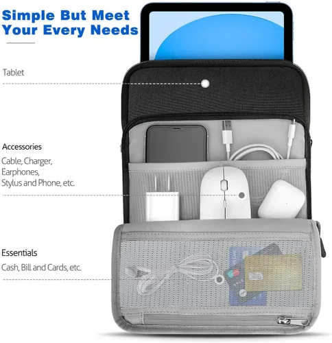Miniatura 3 de Dadanism Funda protectora para tablet de 9-11 pulgadas para iPad (A16) de 11 pulgadas, iPad de 10.9 pulgadas, iPad 9/8/7ª generación de 10.2