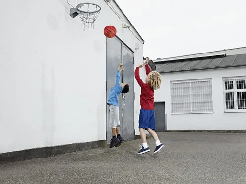 Miniatura 4 de Baloncesto para niños y niñas de 3/5 (22 pulgadas/27.5 pulgadas), baloncesto de goma de alta calidad para interiores y exteriores, para niños