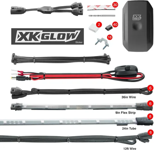 Miniatura 2 de XKGLOW KS-CAR-ADVANCE Tiras de luz LED y kit