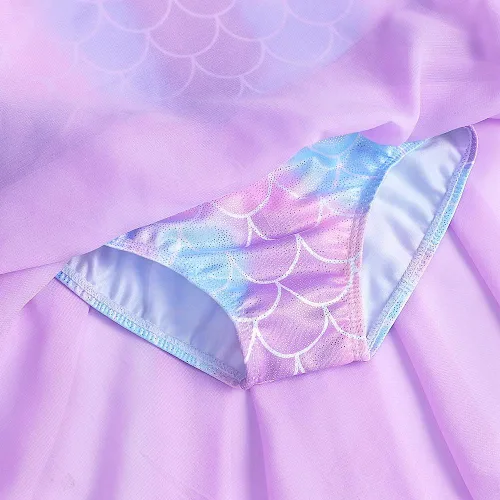 Miniatura 3 de Belovance - Leotardos de gimnasia con falda para niñas, vestido de ballet, tutú de danza, sirena y unicornio, para bebes, niñas pequeñas y grandes