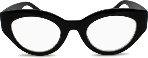 Lentes de lectura negros con diseño de ojo de gato para mujer con fabricación resistente, anteojos gruesos y duraderos, lectores Cateye para mujer,
