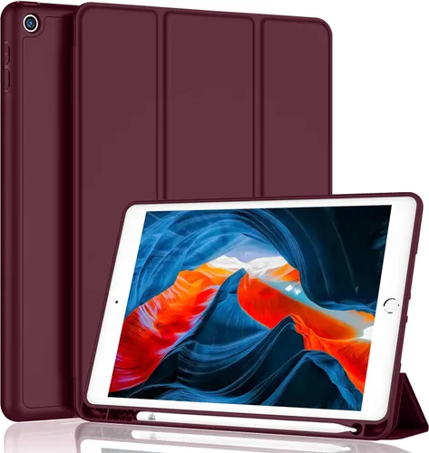 Miniatura 41 de iMieet - Funda para iPad de 9ª generación 2021/iPad de 8ª generación 2020 de 10.2 pulgadas con soporte para lápices, funda para iPad de 7ª