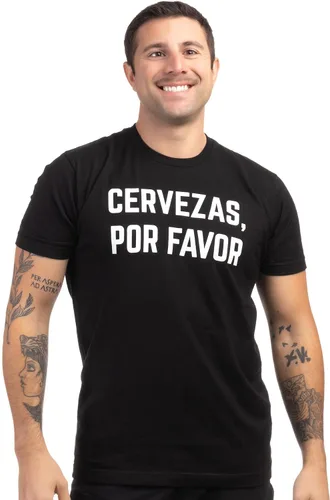 Miniatura 9 de Cervezas, Por Favor Divertida camiseta gráfica de vacaciones en español diciendo México para hombre