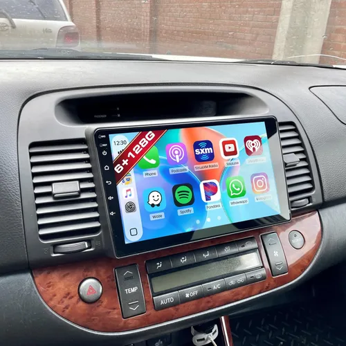 [8 núcleos 6+128G] Android 15 Radio para Toyota Camry 2001-2006, 9 pulgadas 1280 * 720 pantalla táctil estéreo de coche con Carplay Android