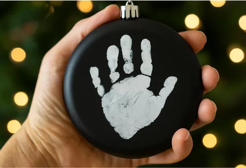 Miniatura 9 de Paquete de 12 adornos de Navidad en blanco de 4 pulgadas para manualidades para personalizar, hacer tu propio adorno, calcomanías, disco plano