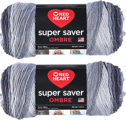 Miniatura 27 de Red Heart Super Saver Jumbo Ovillo de lana, Amatista