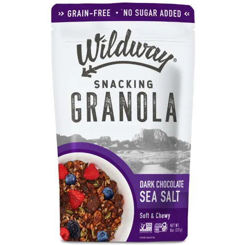 Miniatura 11 de Wildway Granola Keto con ingredientes orgánicos, manzana y canela, cereales sin granos, sin gluten, vegana, baja en carbohidratos y sin azúcar