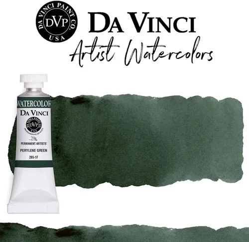 Miniatura 59 de DA VINCI PAINTS Pintura Acuarela Profesional para Artistas, Alizarin Crimson (Quinacridone), 37ml Índigo
