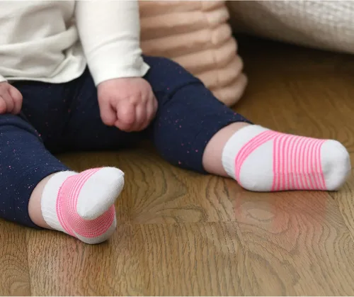 Miniatura 6 de Fruit of the Loom Calcetines elásticos de corte bajo Grow & Fit Flex Zones, paquete de 22 unidades, unisex, para niñas y niños