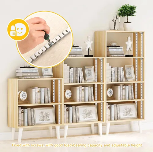 Miniatura 3 de Soporte de Estante Ajustable de 40 Pulgadas Paquete de 8 Plateado Tiras de Pilastra para Estante Riel de Estante Pista de Estante Estantes de Pared