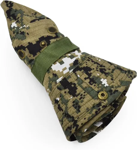 Miniatura 5 de Sombrero de ala ancha para exteriores, sombrero de protección solar, estilo clásico del ejército de combate de los Estados Unidos, gorra de sol
