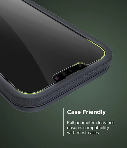Miniatura 5 de Encased DEFCON-2 - Protector de pantalla diseñado para iPhone 13 (flexible), alternativa de vidrio con tecnología S-Flex inastillable (2021)