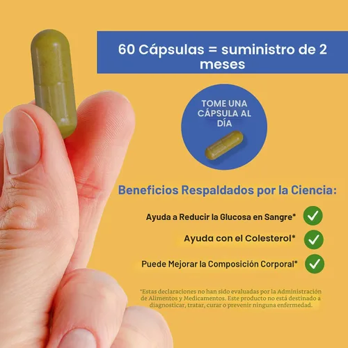 Miniatura 5 de Feelgood Company - Berberina - Alta absorción - equivalente a 2200 mg - Suplemento herbario - Baja glucosa en sangre - Ayuda al colesterol - 60