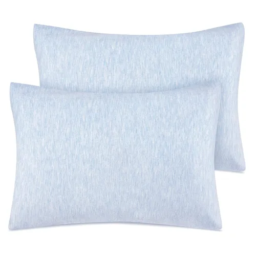 Miniatura 18 de Zenssia Juego de 2 fundas de almohada de algodón orgánico para niños pequeños, 13 x 18 pulgadas, con cierre de sobre, fundas de almohada suaves