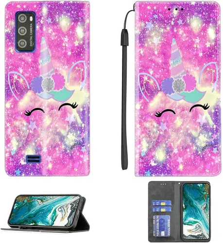 Miniatura 412 de Funda para Moto One Zoom compatible con Motorola One Zoom Phone Case Flip Stand Cover Magnetic Close YHD