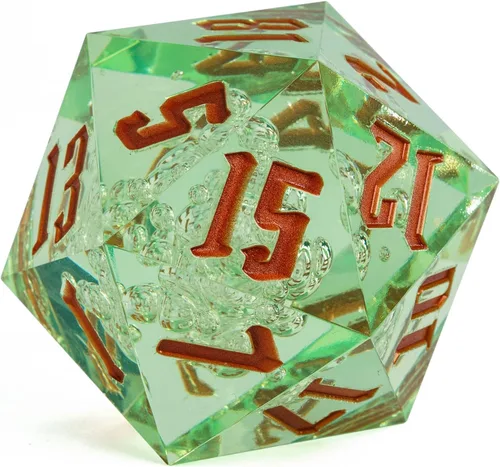 Miniatura 3 de Dados DND de 20 caras de 2.165 in, dados gigantes D20 D&D poliédricos D20 grandes con caja de regalo para Calabozos y Dragones, juegos de mesa RPG