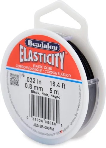 Miniatura 31 de Beadalon Elasticity - Cordón elástico (0,8 mm, 5 m), transparente