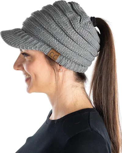 Miniatura 61 de Funky Junque - Gorro para mujer con ranura para cola de caballo