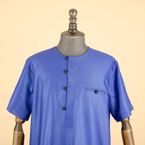 Miniatura 6 de Dashiki - Conjunto de ropa para hombre africano, abrigos largos, camisas estampadas y pantalones Ankara, trajes tribales