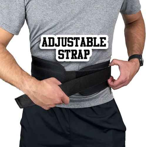 Miniatura 4 de Cinturón de neopreno para levantamiento de pesas, equipo de entrenamiento de fuerza, ideal para sentadillas, peso muerto y levantamiento de potencia