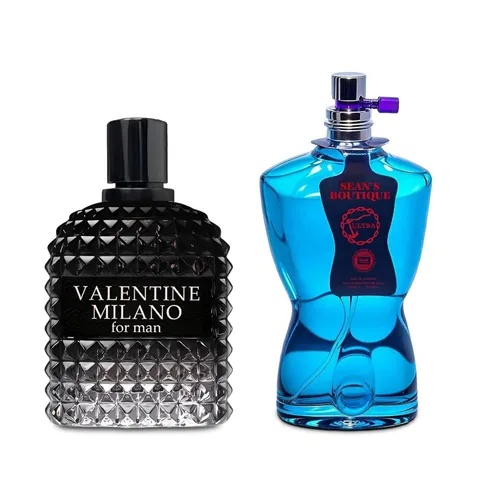 Miniatura 20 de AFLUXE Azura Noir Colonia para hombre, perfume picante amaderado, 3.4 fl oz, fragancia de larga duración con cítricos frescos y vetiver, uso diario