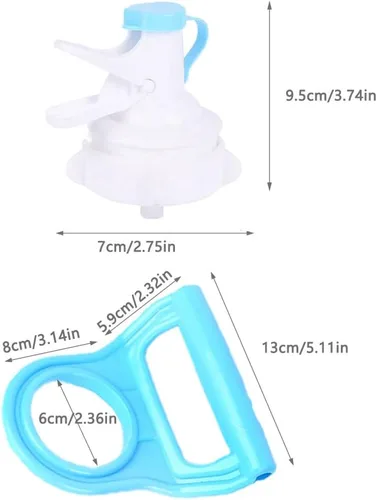 Miniatura 5 de Paquete de 3 válvulas dispensadoras de agua de repuesto, válvulas dispensadoras de agua de 5 galones, boquilla de válvula para Primo Sam's Club de 1