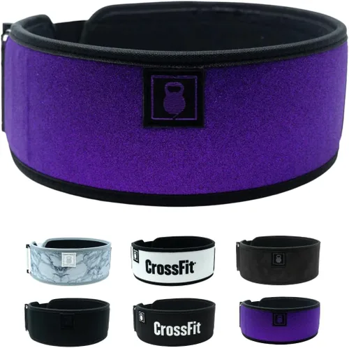 Miniatura 8 de 2POOD Cinturón de levantamiento de pesas de 4" Cinturón de levantamiento de pesas CrossFit® 4 pulgadas de ancho y construido para soporte