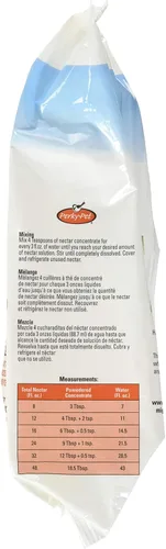 Miniatura 3 de Perky-Pet Concentrado instantáneo de néctar en polvo de colibrí, bolsa de 2 libras, 244SFB, hace 192 onzas de néctar líquido transparente