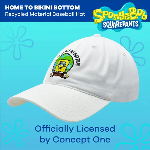 Miniatura 4 de Concept One Spongebob Squarepants Dad Hat, Cotton Adult Baseball Cap with Curved Brim