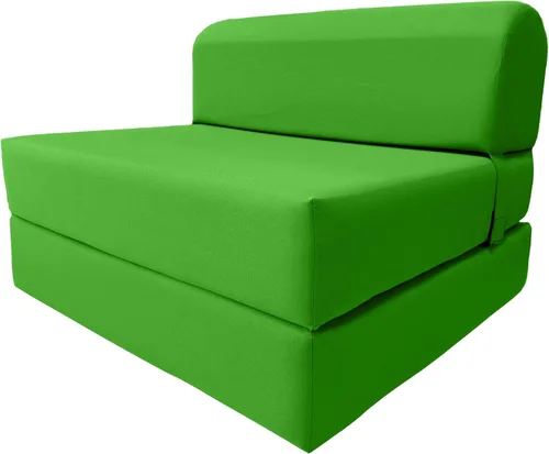 Miniatura 26 de D & D Futon Furniture Chair cama plegable de espuma, sofá de estudio, colchón de espuma doblado (6 x 36 x 70 pulgadas, azul real)