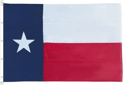 Miniatura 11 de Homissor Bandera de Texas de 12 X 18 pulgadas, banderas del estado TX bordadas cosidas para barcos, de nailon Oxford 210D