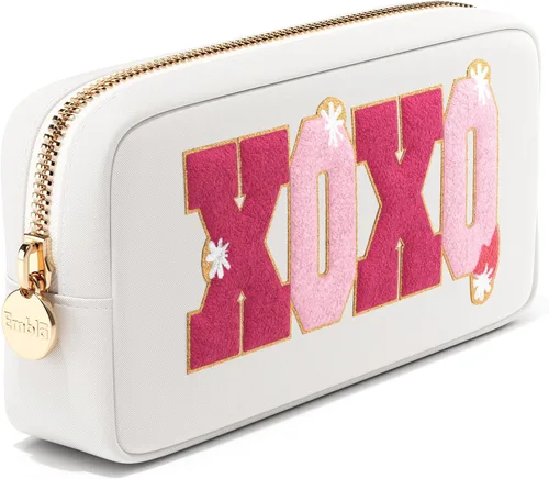 Miniatura 12 de BE MINE - Bolsa de maquillaje de San Valentín, bolsa de viaje para cosméticos y neceser, bolsa de nailon con cremallera, lindo organizador