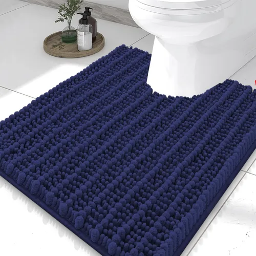 Miniatura 105 de Smiry Alfombras de Baño 24x16 pulgadas, Alfombras de Baño de Chenilla Extra Suaves y Absorbentes, Respaldo de Goma Antideslizante, Lavable a Máquina