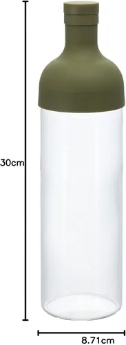 Miniatura 9 de Hario, filtro de té frío en botella, Olive Green