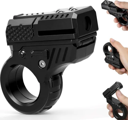 Deslizador 3D Fidget para niños y adultos, anillo de plástico 5 en 1 EDC Fidget Spinner escritorio para aliviar el estrés, rodillo de mano para